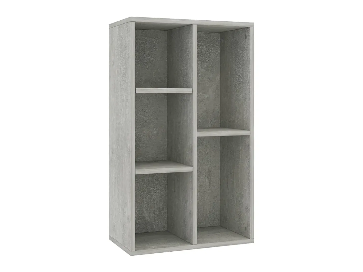 Biblioteca Estantería madera contrachapada gris 50x25x80 cm ES18510