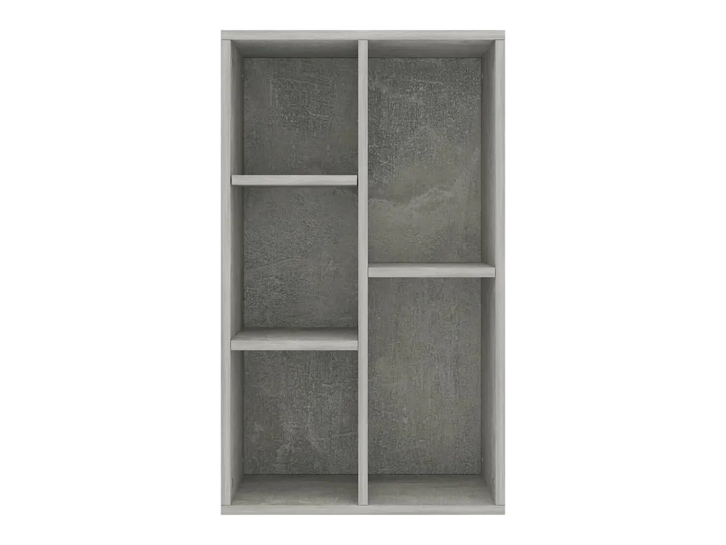 Biblioteca Estantería madera contrachapada gris 50x25x80 cm ES18510