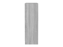 Biblioteca Estantería madera de ingeniería gris Sonoma 60x24x76 cm ES39257
