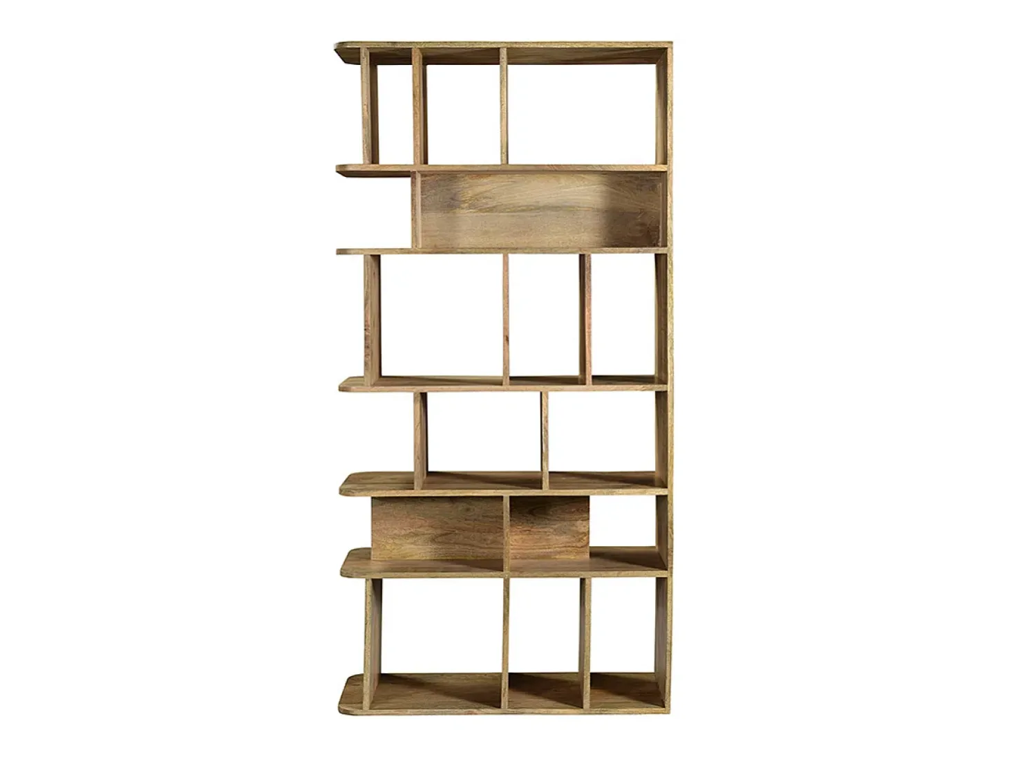 Biblioteca separador en madera de mango maciza L88 cm RUPAH