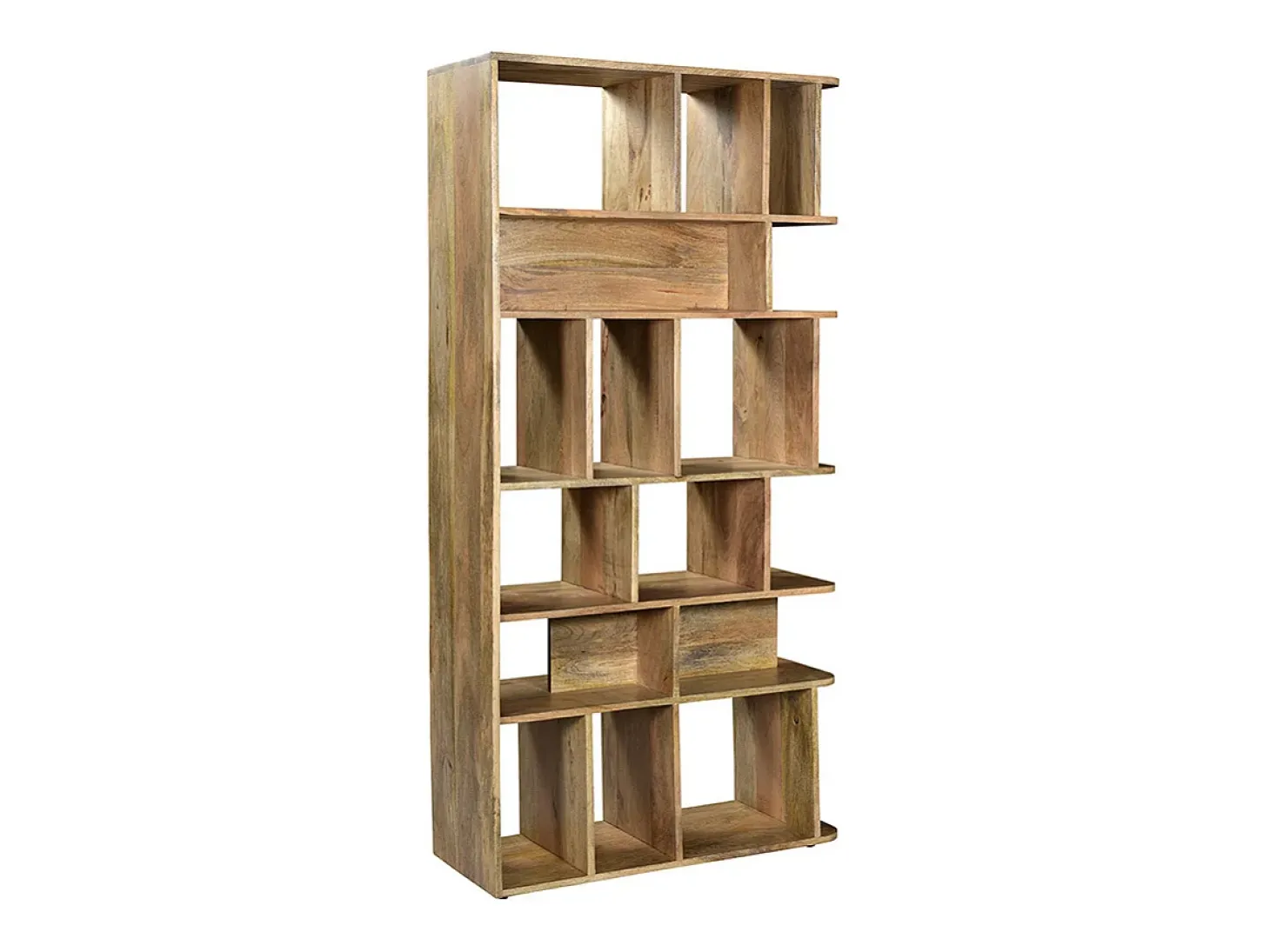Biblioteca separador en madera de mango maciza L88 cm RUPAH