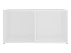 Blessington Muebles de salón 4 pzas madera ingeniería blanco 72x35x36,5 cm