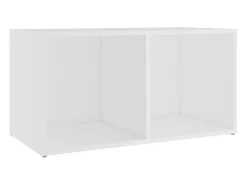 Blessington Muebles de salón 4 pzas madera ingeniería blanco 72x35x36,5 cm