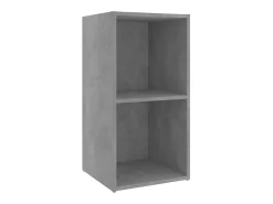 Blessington Muebles de salón 4 pzas madera ingeniería gris hormigón