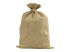 Bolsa de yute 50 cm x h 70 cm resistente y reutilizable set de 5 piezas