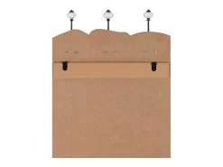 Borghild Perchero de pared con 6 ganchos 120x40 cm