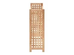 Botellero para 25 botellas madera maciza de nogal 63x25x73 cm ES482751