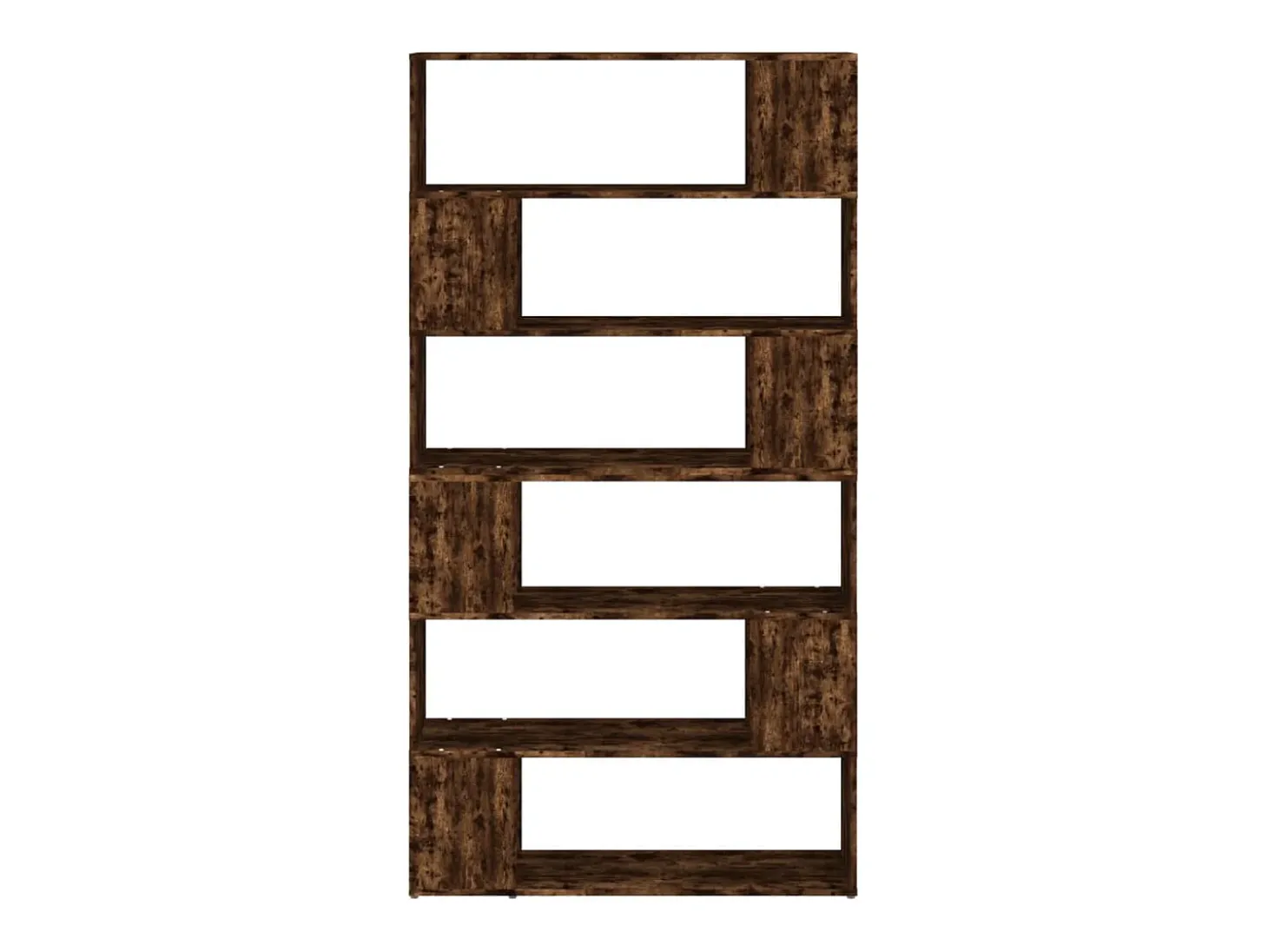 Branchville Estantería/divisor de espacios roble ahumado 100x24x188 cm