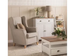Butaca de lectura de Poliéster Beige 103 x 75- Isabela