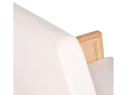 Butaca Mecedora Ember Crema - Ratán