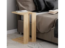 Buyqualia - Coffe Table - Mesa Auxiliar para salón o dormitorio - Color Roble