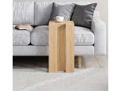 Buyqualia - Coffe Table - Mesa Auxiliar para salón o dormitorio - Color Roble