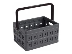 Caja cuadrada plegable de 24 litros para transporte o almacenamiento