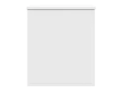 Caja de almacenaje madera de ingeniería blanca 40x42x46 cm ES100759