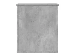 Caja de almacenaje madera ingeniería gris hormigón 40x42x46 cm ES411219