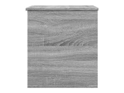 Caja de almacenaje madera de ingeniería gris Sonoma 60x42x46 cm ES538724