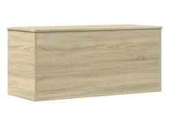 Caja de almacenaje madera ingeniería roble Sonoma 100x42x46 cm