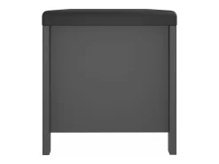 Caja de almacenaje y cojín madera ingeniería gris 105x40x45 cm