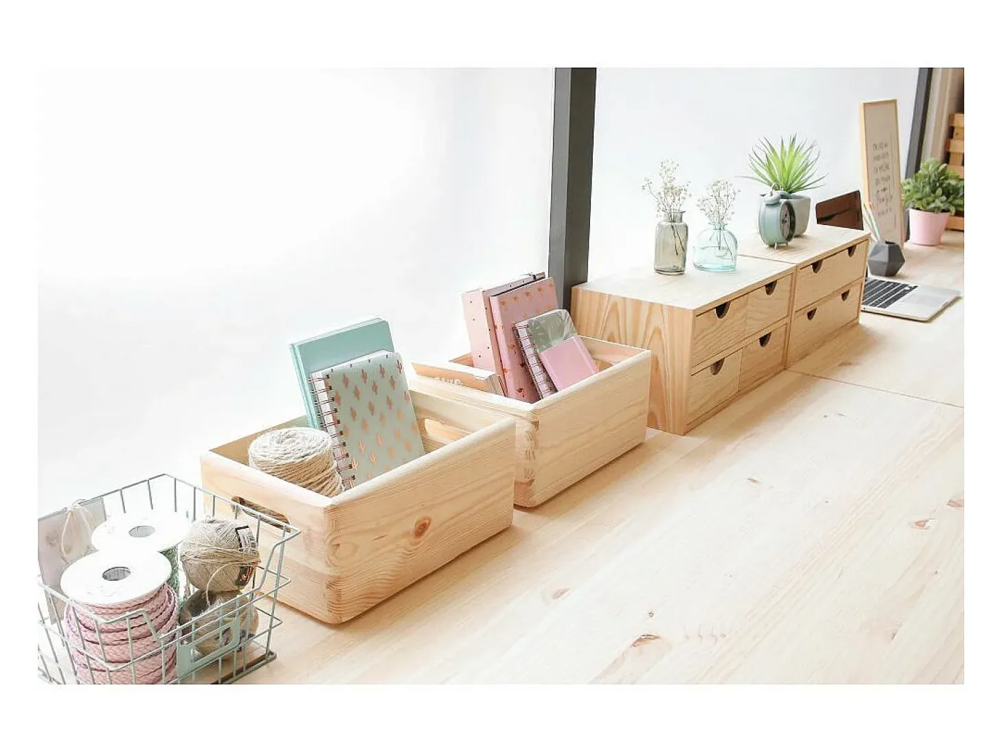 Caja de madera 30 x 20 x 14 cm