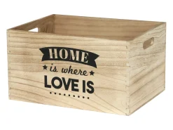 Caja de madera apilable Home (Juego de 3)
