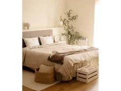 Caja de madera maciza en tono blanco de 49x30,5x25,5cm - BOX - DECOWOOD