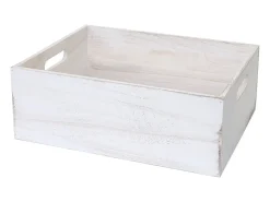 Caja de madera MCW-C20 (juego de 6), blanco desgastado