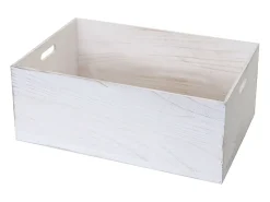 Caja de madera MCW-C20 (juego de 6), blanco desgastado