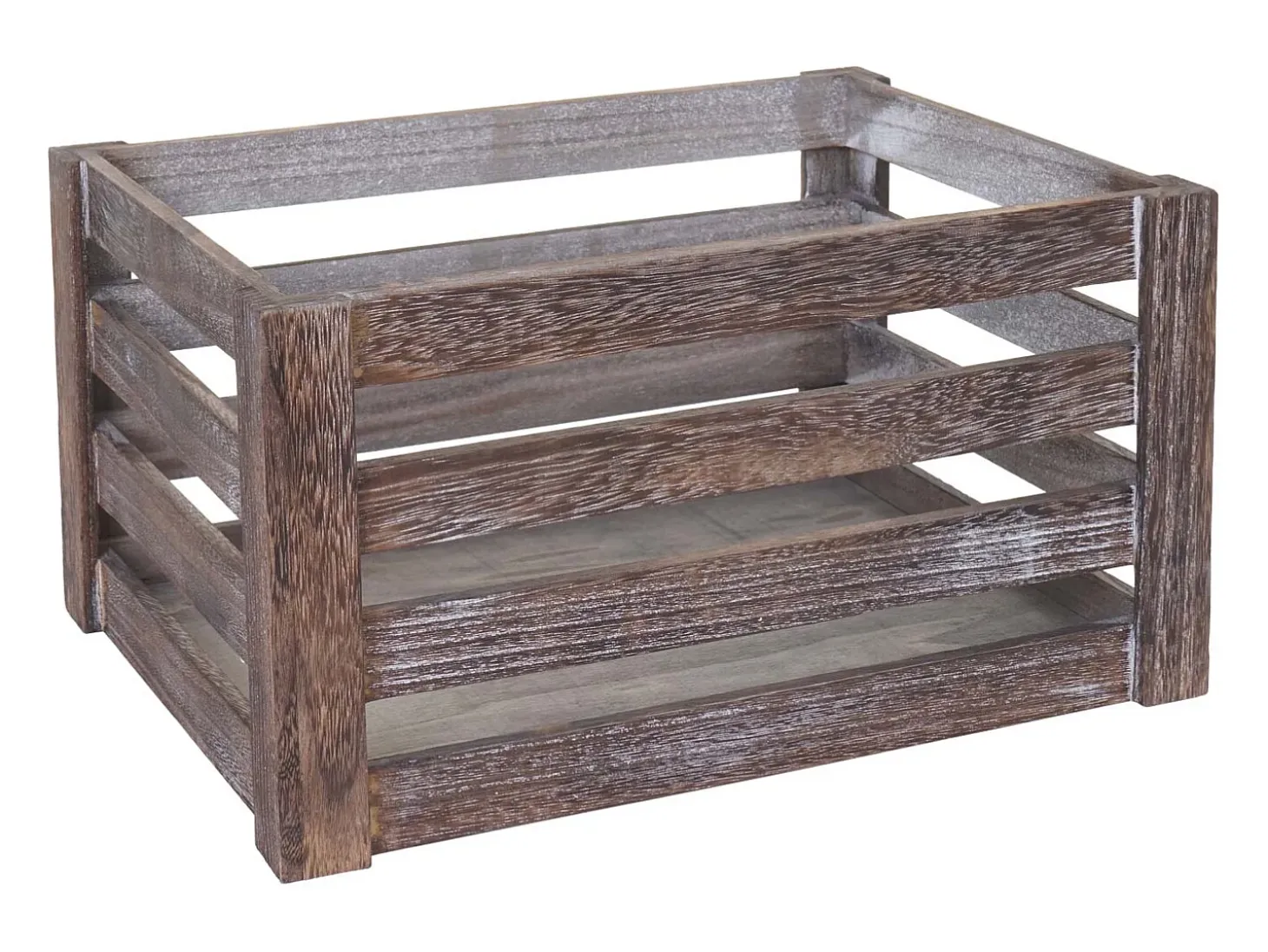 Caja de madera MCW-C56 (juego de 3), marrón, desgastado