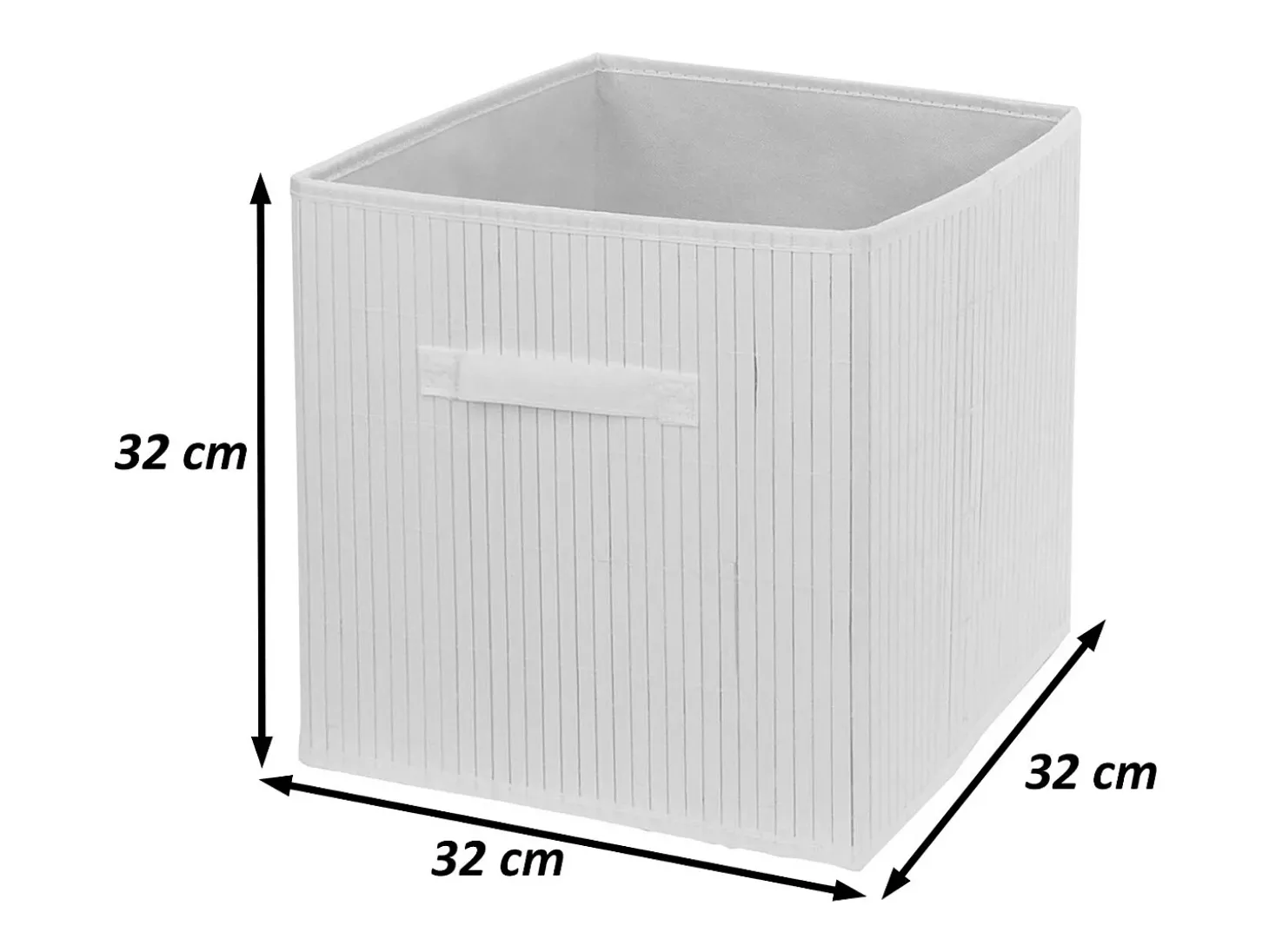 Caja plegable MCW-C21 (juego de 4), color natural