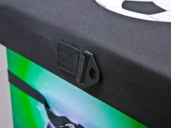 Cajas de almacenamiento Fabo, bolsa refrigeradora, taburete, con tapa, negro, blanco, verde.