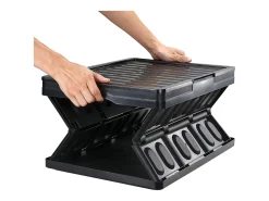 Cajas de Almacenamiento Plegables SucceBuy 45 L con Tapas, Lote de 3, Contenedores Apilables