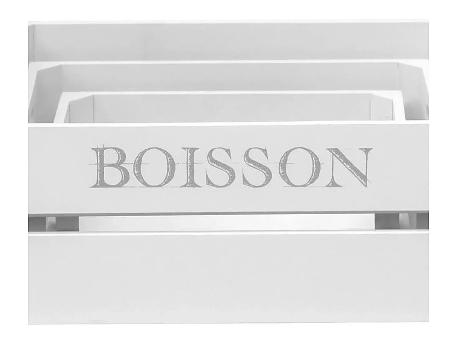 Cajas Set de 3 MDF blanco17x28x15/32x23x12/27x18x10cm