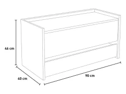 Cajonera De Interior Con Cajón Corredero, Diseño Moderno