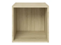 Cape Canaveral Mueble para TV madera contrachapada roble Sonoma 37x35x37 cm