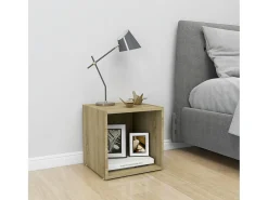 Cape Canaveral Mueble para TV madera contrachapada roble Sonoma 37x35x37 cm