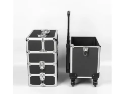 Carro de maquillaje esteticista modular 3 estantes 4 ruedas Aldeb
