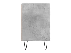 Cemre Mueble de TV madera de ingeniería gris hormigón 103,5x30x50 cm