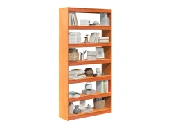 Centerville Estantería/divisor espacios madera maciza pino 100x30x199,5 cm