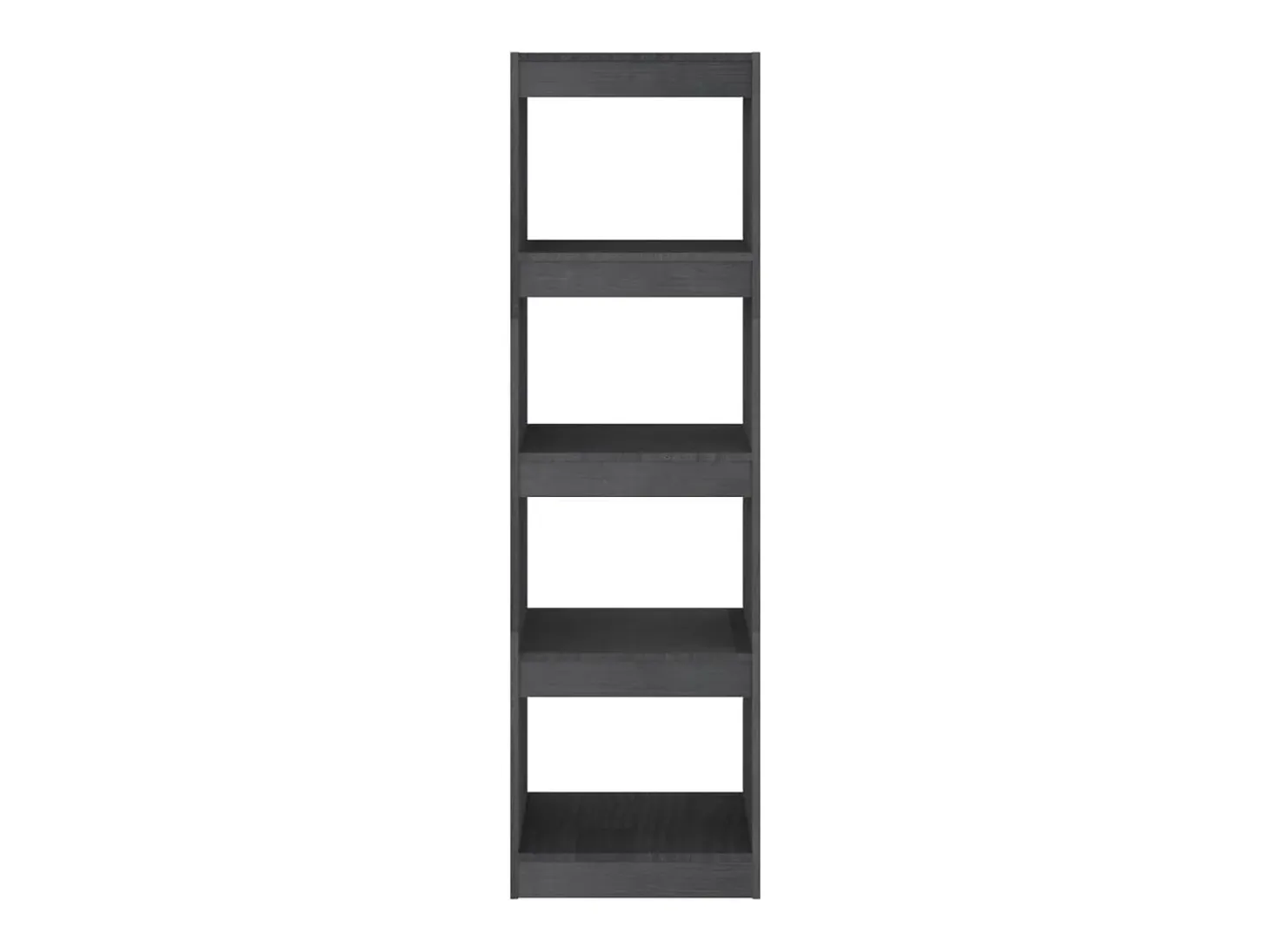 Centerville Estantería/divisor de espacios pino macizo gris 40x30x135,5cm