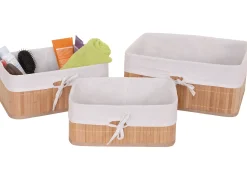 Cesta de almacenaje MCW-C21 (juego de 3), color natural