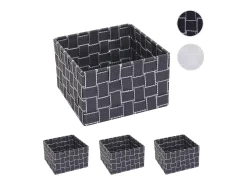 Cesta de almacenaje MCW-C37 (juego de 4), gris oscuro