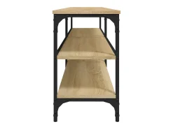 Chiloquin Mueble de TV madera contrachapada roble Sonoma 160x30x50 cm
