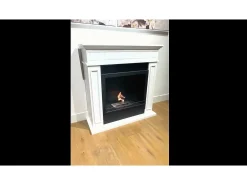 Chimenea de bioetanol biochimenea de suelo JEFFERSON Negro L 89,5 x H 90,5 x D 28