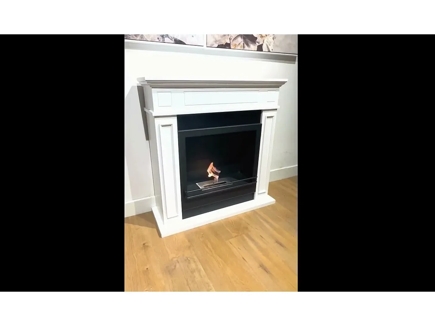 Chimenea de bioetanol biochimenea de suelo JEFFERSON Negro L 89,5 x H 90,5 x D 28