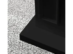 Chimenea de bioetanol biochimenea de suelo JEFFERSON Negro L 89,5 x H 90,5 x D 28