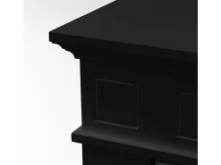 Chimenea de bioetanol biochimenea de suelo JEFFERSON Negro L 89,5 x H 90,5 x D 28