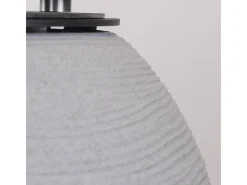 Chimenea de bioetanol, brasero de jardín, de pie, para uso interior y exterior, BOTTICELLI Corda Beige, d.40 x h.54