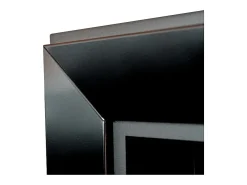 Chimenea de bioetanol empotrada Frame 1800 SimpleFire con cristal negro