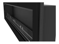 Chimenea de bioetanol empotrada Frame 1800 SimpleFire con cristal negro