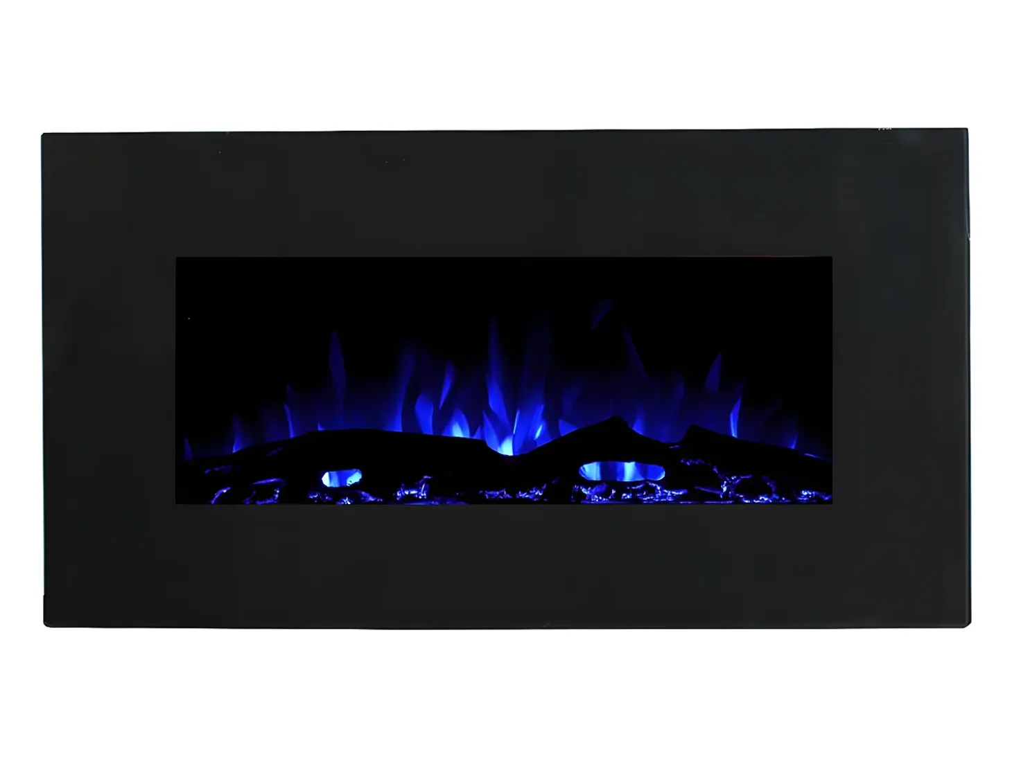 Chimenea eléctrica CHANDELA - L.84xAn.14xAlt.45cm - Negra